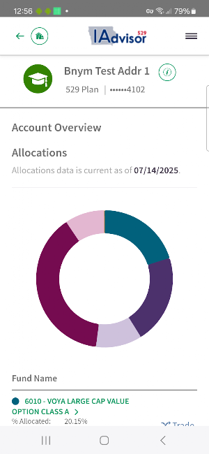 IAdvisor 529 Plan Screenshot 1