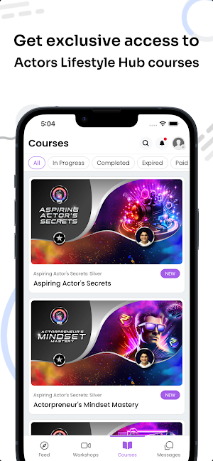 Actors Lifestyle Hub Screenshot 2