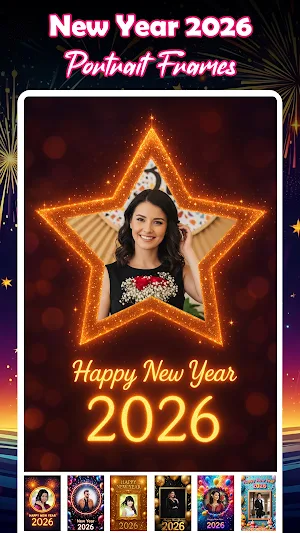 New Year Photo Frame 2026 Screenshot 0