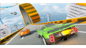 Car Games : Sky Stunt Rear 3D Screenshot 1