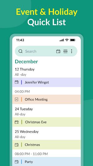 Calendar Screenshot 2