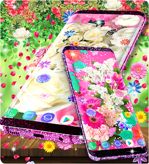 Flowers bouquet live wallpaper Screenshot 3
