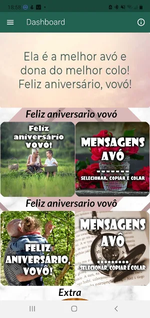 AVÓ, AVÔ FELIZ ANIVERSÁRIO Screenshot 0