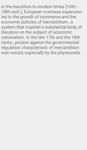 Mercantilism and physiocracy Screenshot 1