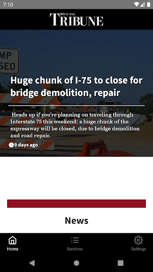 Royal Oak Tribune Screenshot 0