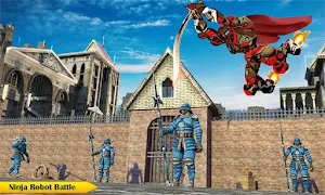 Ninja Warrior Robot Hero : Assassin Robot Games Screenshot 1