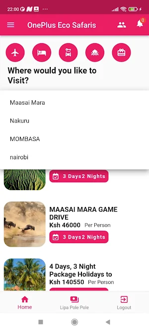 OnePlus Eco Safaris Screenshot 1