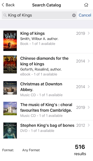 Coralville Public Library Screenshot 2