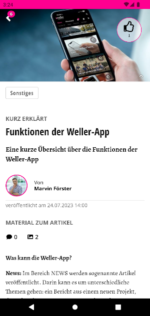 Weller-App Screenshot 3