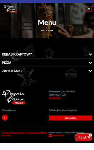 Pizzeria Verona Milicz Screenshot 2
