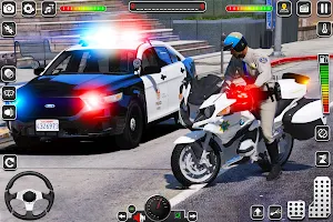 Police Moto Bike Cop Games 3d Screenshot 2