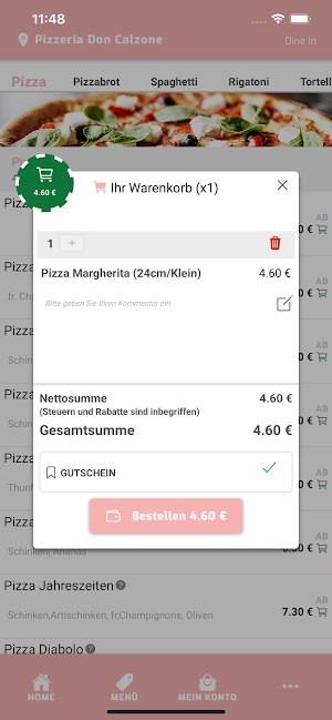 Pizzeria Don Calzone Screenshot 3