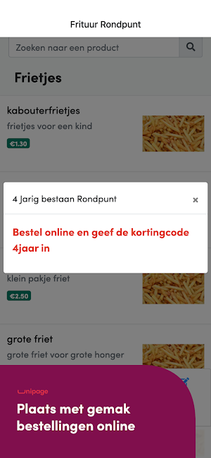 Frituur Rond Punt Screenshot 0