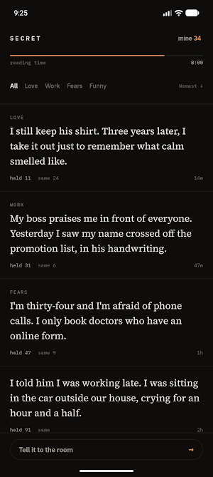 Secret: Anonymous Confessions Screenshot 1