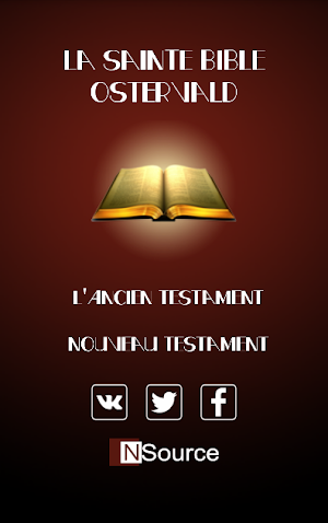 Ostervald's French Bible Screenshot 0