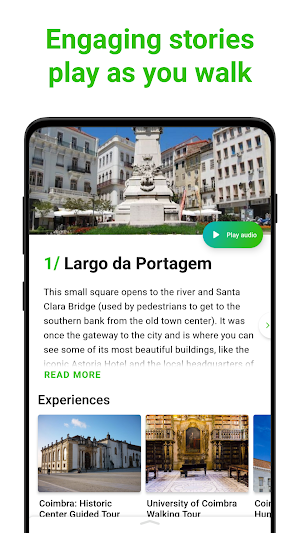 Coimbra Tour Guide:SmartGuide Screenshot 1