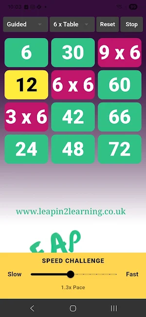 Leapin2Timestables Screenshot 0
