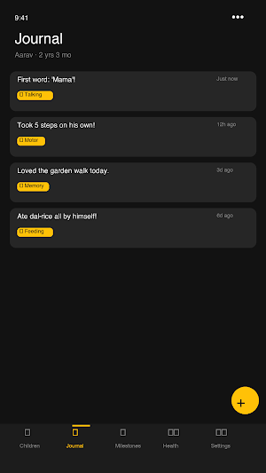 Grew — Baby & Child Tracker Screenshot 1