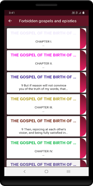Forbidden gospels and epistles Screenshot 0