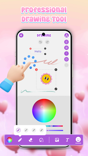 Lockscreen Drawing Together Screenshot 3