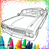 Lowrider Coloring Book Glitter