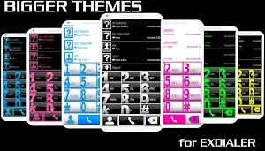 THEME BIG GREEN FOR EXDIALER Screenshot 0