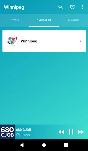 Winnipeg radios online Screenshot 1