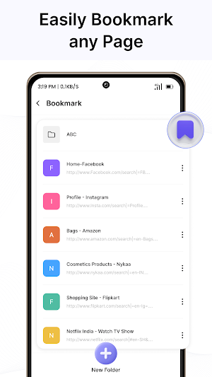 Browser for Android Screenshot 2