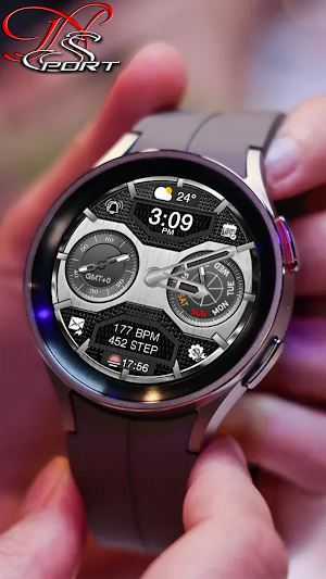 [N-SPORT607]EyeCente Watchface Screenshot 3