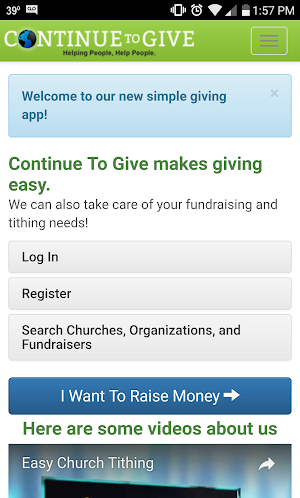 Givers App Screenshot 0