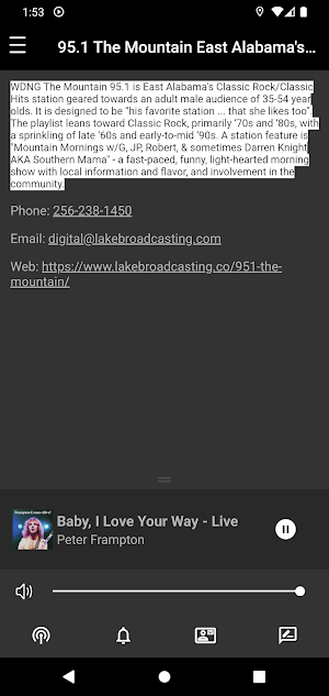 95.1 The Mountain Screenshot 2