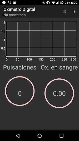 Oximetro Digital Screenshot 2