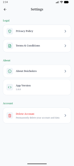 BoiChokro : বইচক্র - বই বিনিময় Screenshot 3