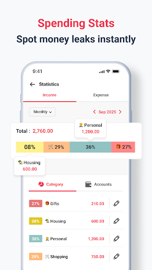 Money Manager Expense Tracker Screenshot 2
