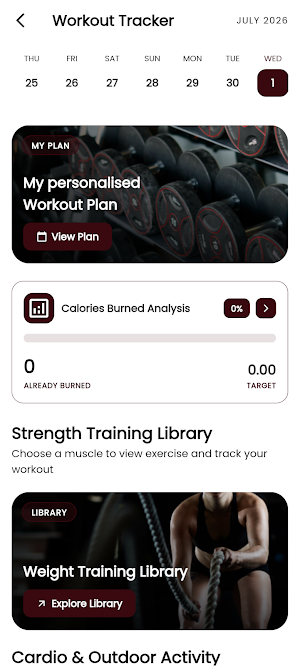 SNP Fitness Screenshot 1