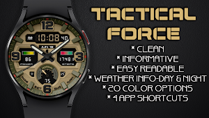 Tactical Force Watch Face Screenshot 3