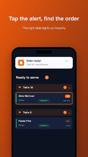 Waiter Alerts Screenshot 1