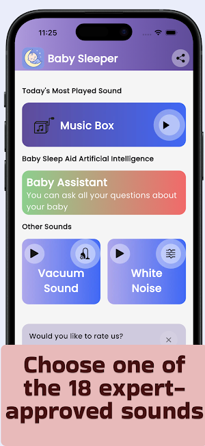 Baby Sound Machine: Sleep Screenshot 1