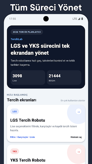 YKS LGS Tercih Robotu 2026 Screenshot 0