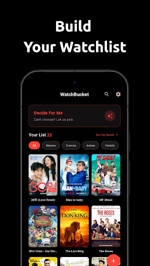 WatchBucket Screenshot 0