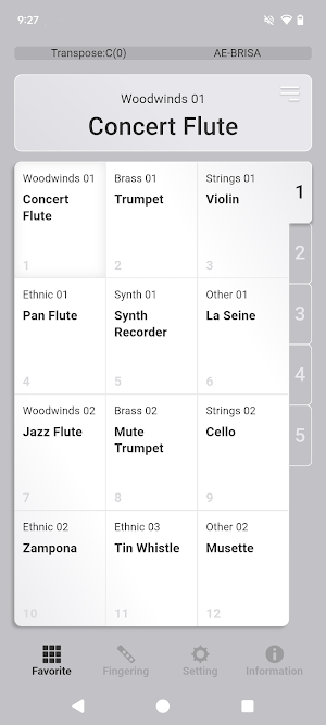 Aerophone Brisa Plus Screenshot 0