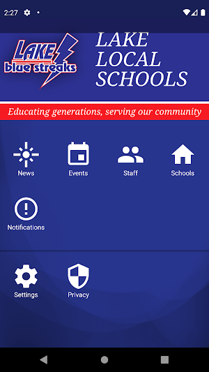 Lake Local School District Screenshot 1