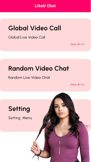 LikeU - Live Video Call & Chat Screenshot 1
