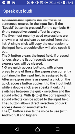 Speak Out Loud! - Let your Mobile talk Screenshot 3