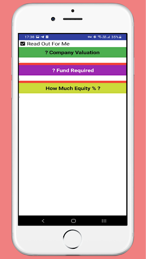 Equity Valuation Calculator Screenshot 0
