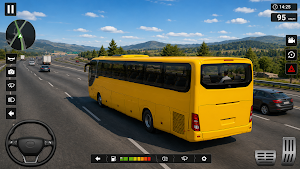 Coach Bus Driving Games 3D Screenshot 2