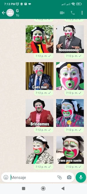 Stickers brincos dieras Screenshot 0
