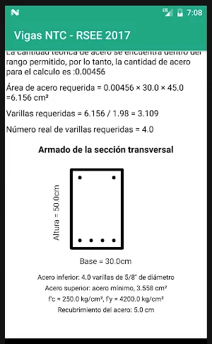 Diseño de vigas NTC - RSEE 2017 Screenshot 2