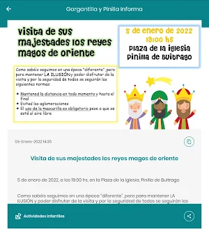 Gargantilla y Pinilla Informa Screenshot 2