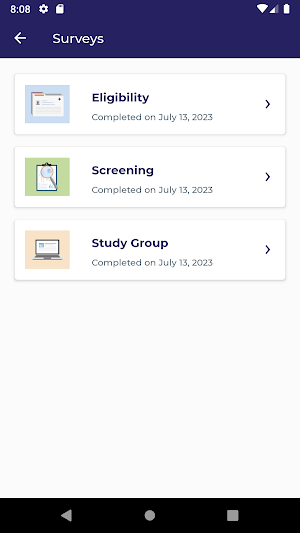 The NYCFREE Study Screenshot 3